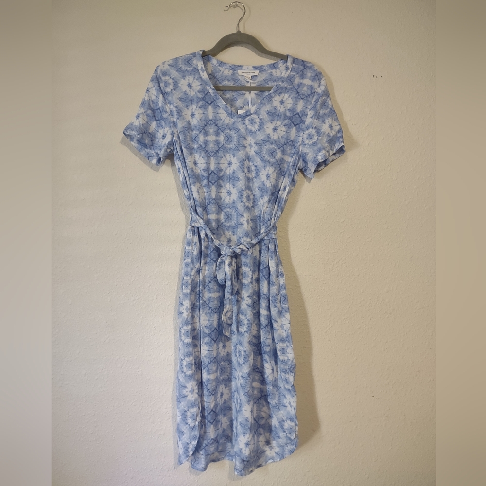 Beachlunchlounge tue dye midi dress
